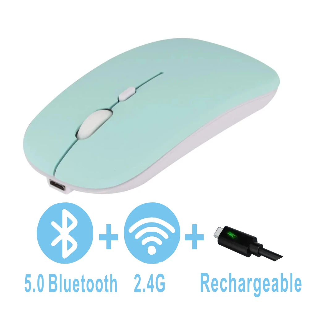 Pc Gaming X3D - Oplaadbare Bluetooth-muis Draadloos Dual Mode-elektronica Stil