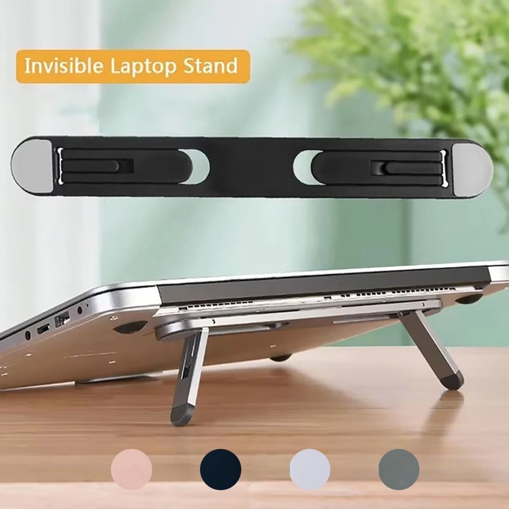 Laptop Cooling Pad - Nieuwe onzichtbare laptopstandaard, opvouwbare universele laptoppoten,