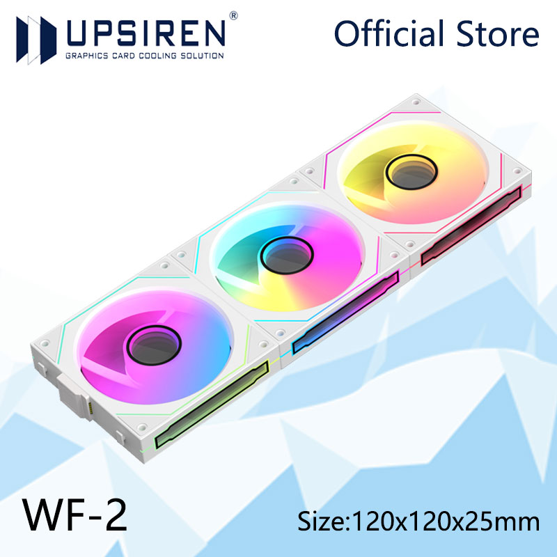 Argb Case Fan - Upsirene WF-2 Vrije Draad-Splicing Chassisventilator 12Cm