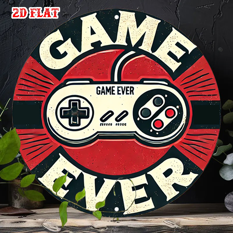 Gaming Controller - 2D plat 1-delig retro gaming rond