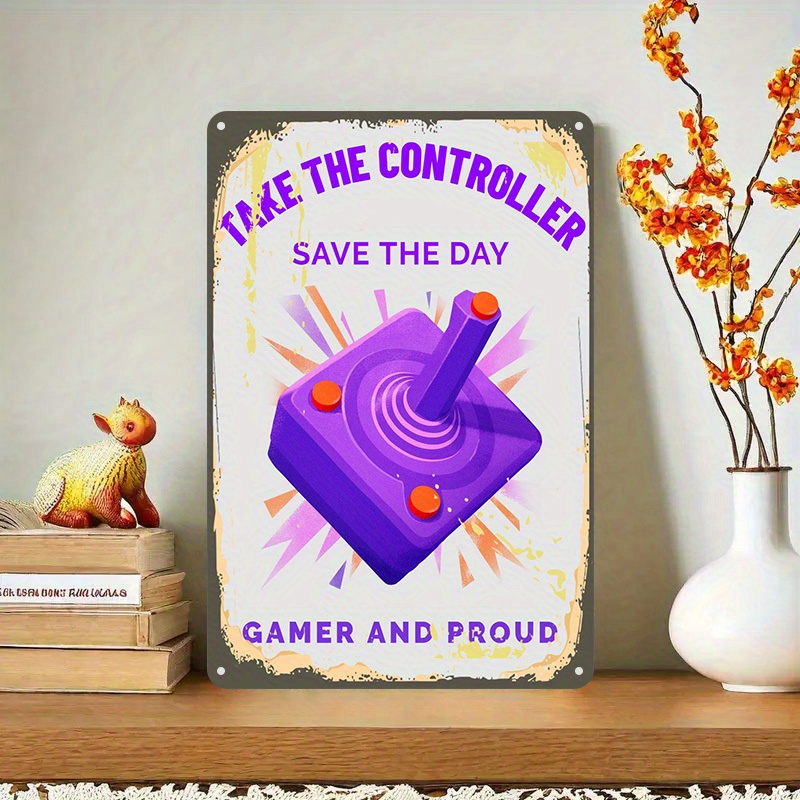 Gaming Controller - Grappig blikken bord met gamecontroller -