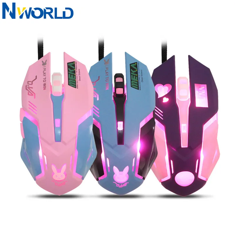 Pc Gaming X3D - OW 6 Knoppen Ademende LED-achtergrondverlichte Gaming