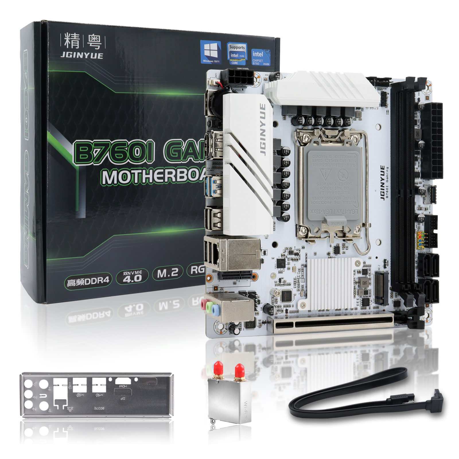 Pc Gaming News - JGINYUE B760 Moederbord LGA 1700 Ondersteuning