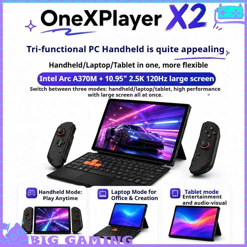 Pc Gaming Xbox Controller - OneXPlayer X2 3-in-1 Gaming Handheld 10.95