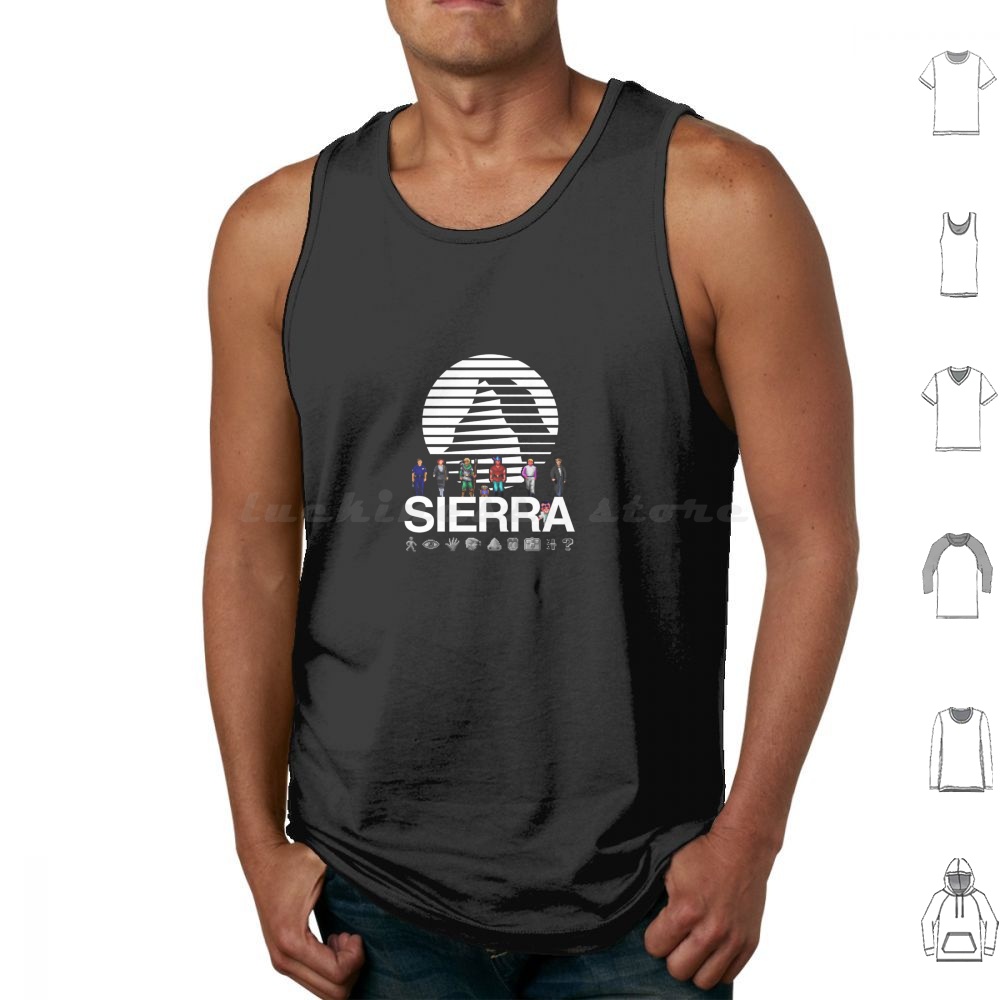 Pc Gaming Icon - Sierra Online Logo (wit)-Gaming Heroes And