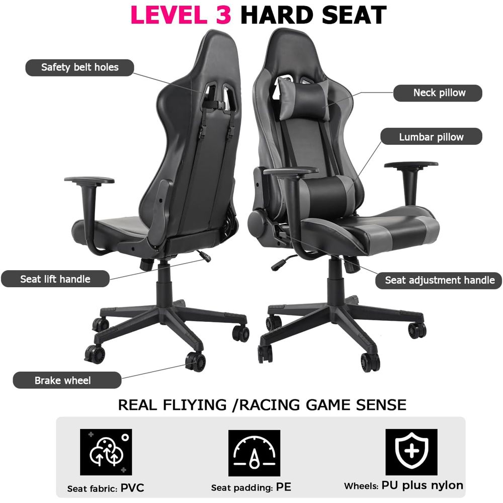 Hoge rugleuning verstelbare ga - Gaming Chair recensie en prijs
