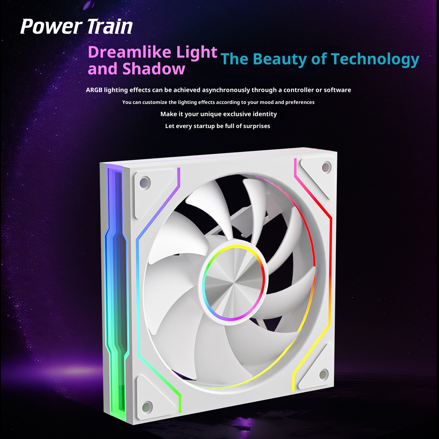 Power Train PRISM 9 PRO Comput - Argb Case Fan recensie en prijs