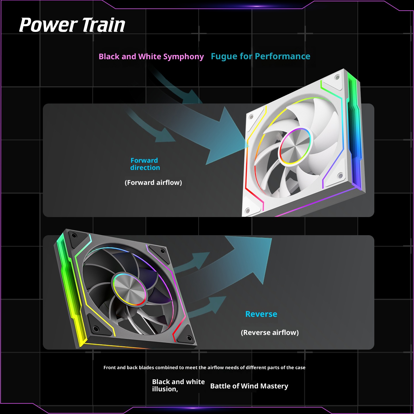 Power Train PRISM 9 PRO Comput - Argb Case Fan recensie en prijs