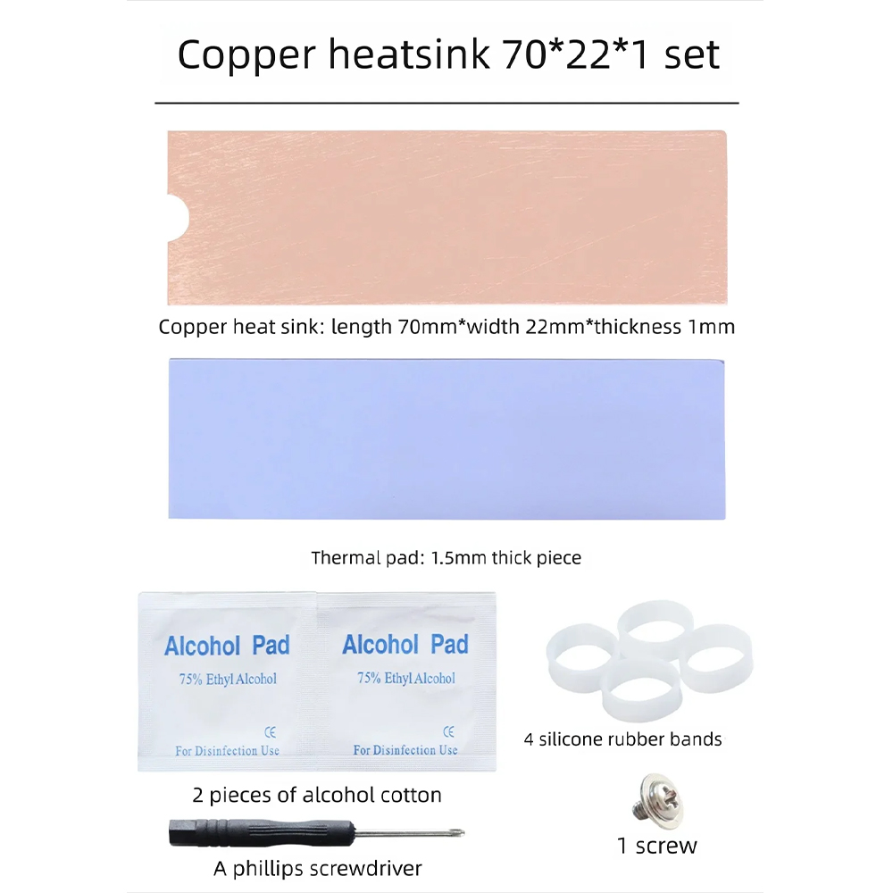 M.2 SSD Heatsink voor NVMe NGF - Laptop Cooling Pad recensie en prijs