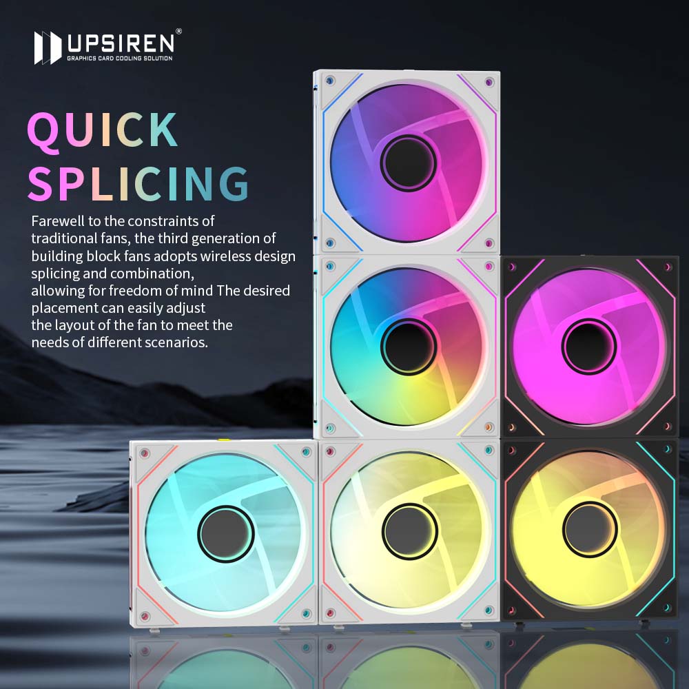 Upsirene WF-2 Vrije Draad-Spli - Argb Case Fan recensie en prijs