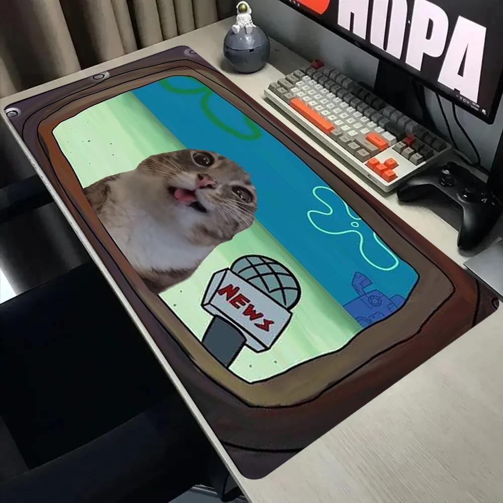 Grappige Reporter Cat Meme Gro - Pc Gaming News recensie en prijs