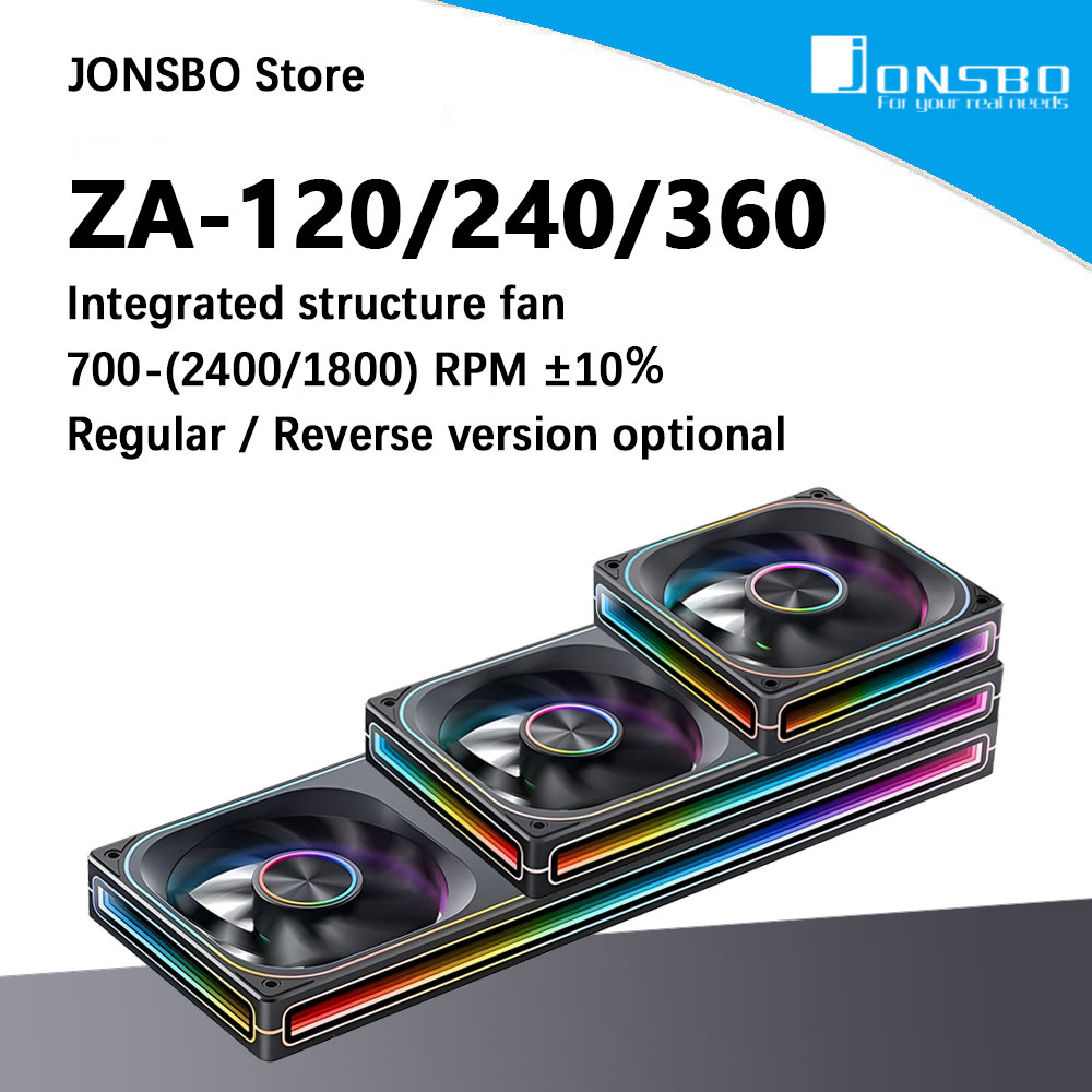 JONSBO ZA-120/240/360 ARGB 12/ - Argb Case Fan recensie en prijs