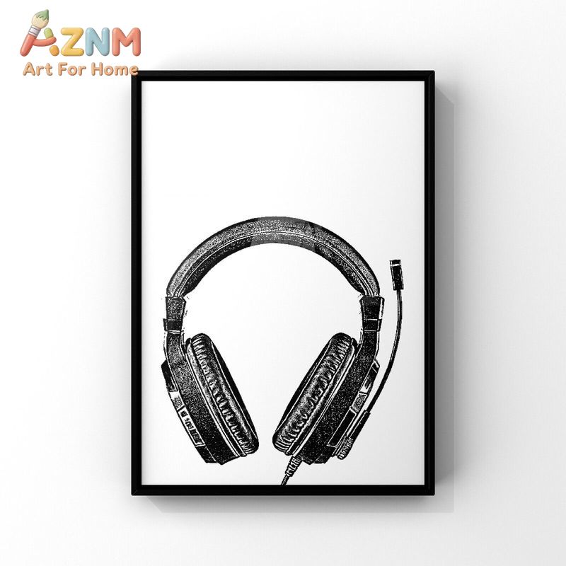 AZNM Zwart-Wit Gaming Canvas W - Gaming Controller recensie en prijs