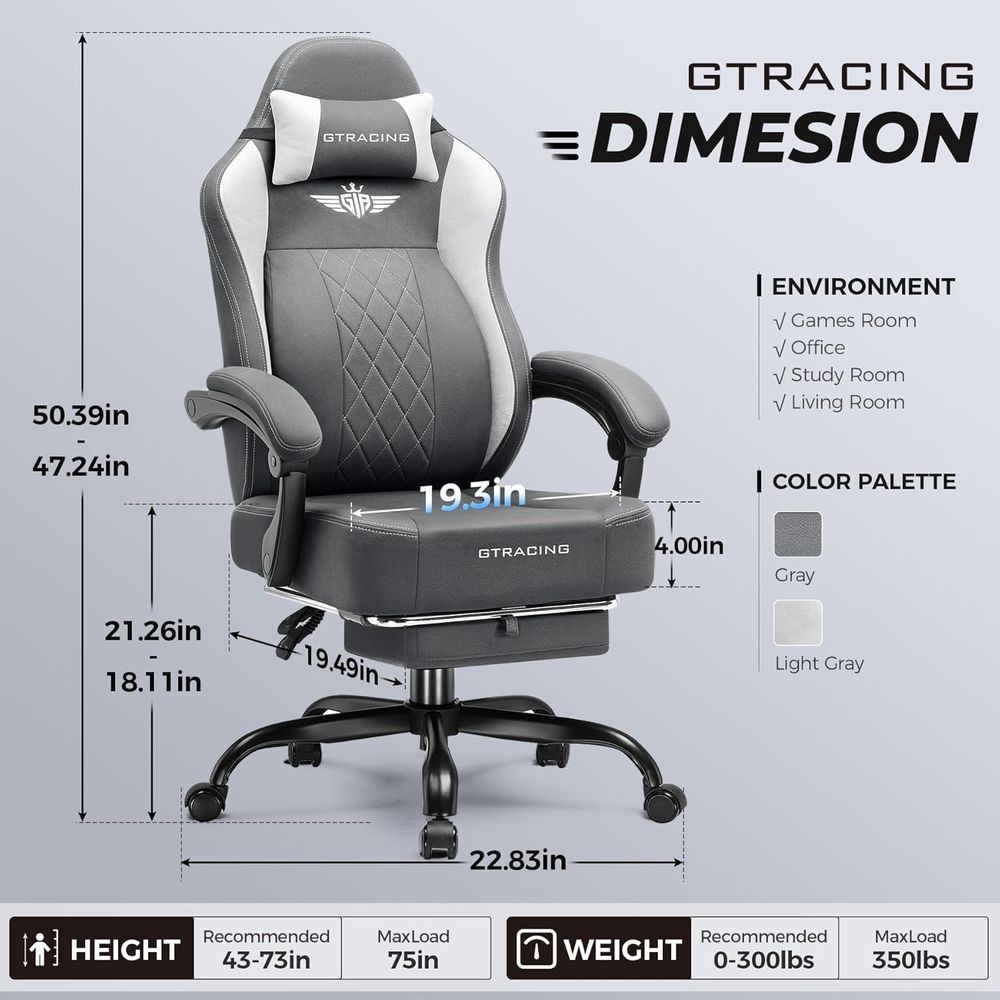Ergonomische gamingstoel met h - Gaming Chair recensie en prijs