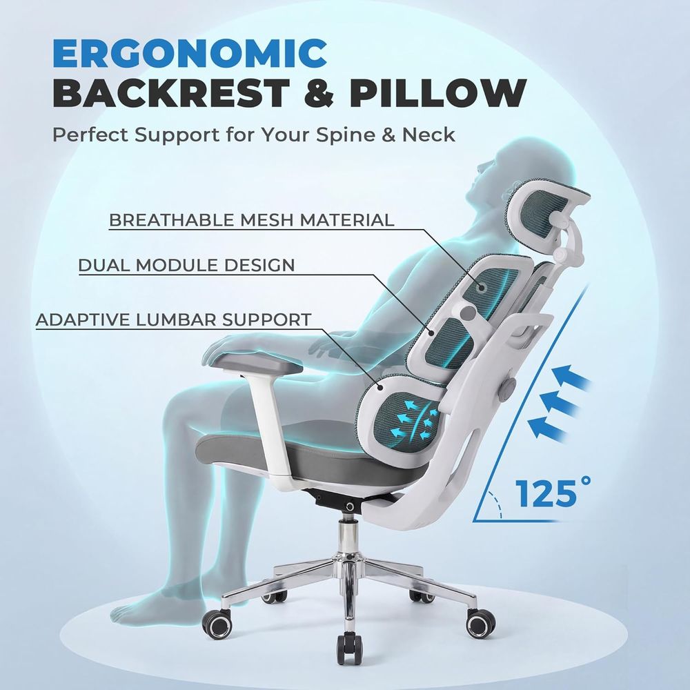 Ergonomische bureaustoel met h - Gaming Chair recensie en prijs