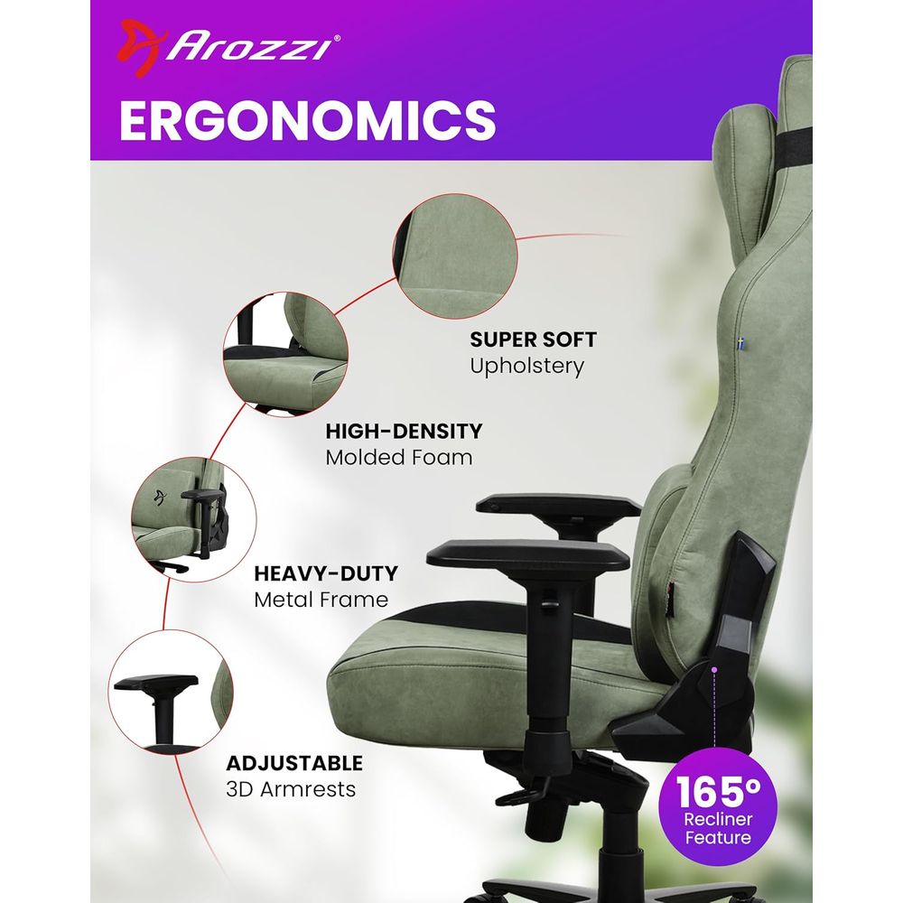Grote ergonomische gamingstoel - Gaming Chair recensie en prijs
