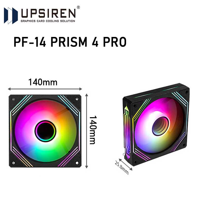 UPSIREN PF-14 PRISM 4PRO Compu - Argb Case Fan recensie en prijs